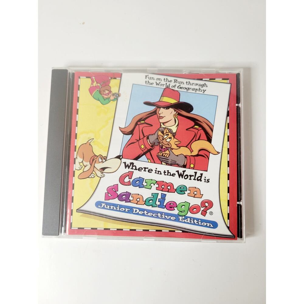 Where in the World is Carmen Sandiego? Junior Detective Edition – PC CD-ROM Game